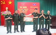 Refresher course on logistics and technical work held for Lao officers